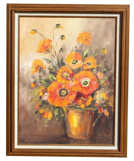 Summer Bouquet by Betty Baldwin, Oil on Canvas, offered Jan 2020