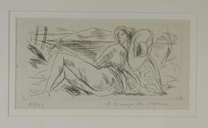 Untitled by André Dunoyer de Segonzac, Etching, offered Jan 2020