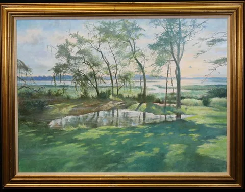 New Day by Harvey Whitney Kidder, Oil on Canvas, offered Jan 2020