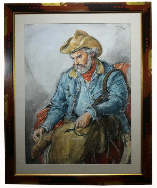 Sheldon Schoneberg, Untitled, Charcoal and Pastel