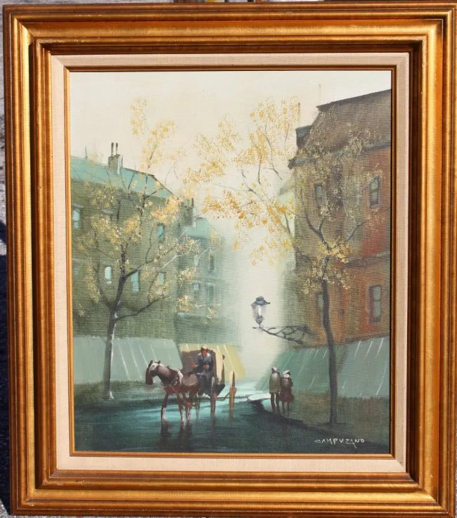 Untitled by Jose Campuzano, Oil on Canvas, offered Jan 2020