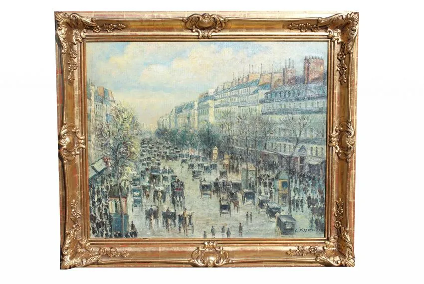 Untitled by Camille Pissarro, Oil on Board, sold Jan 2020