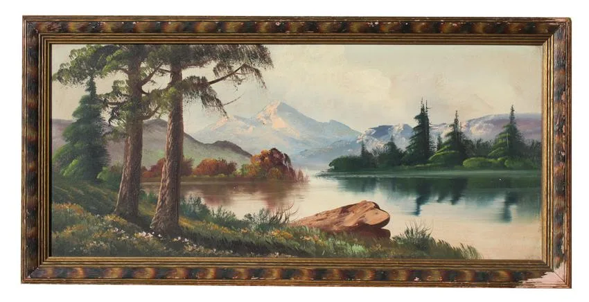 Untitled by John Aubrey Speer, Oil on Board, offered Jan 2020
