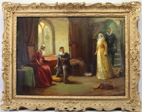 Untitled by Robert Alexander Hillingford, Oil, offered Jan 2020