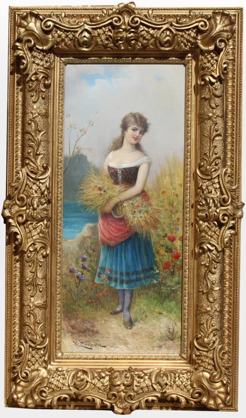 Untitled by Hans Zatzka, Oil on canvas, offered Mar 2020
