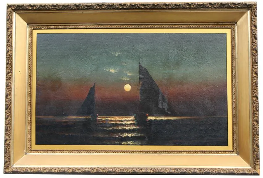 Untitled by Edward Moran, Oil on canvas, offered Mar 2020