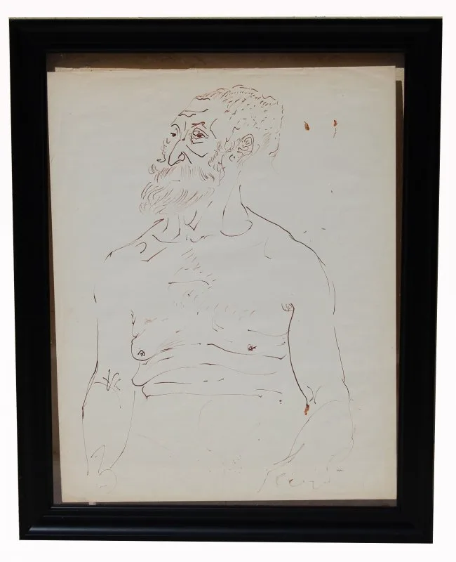 Untitled by Leonard Baskin, Ink, offered Mar 2020