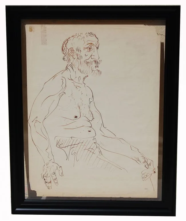 Untitled by Leonard Baskin, Ink, offered Mar 2020
