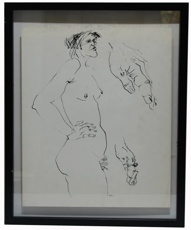 Untitled by Leonard Baskin, Ink, offered Mar 2020