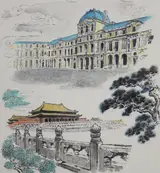 Yan Bingwu, The Forbidden City and the Louvre