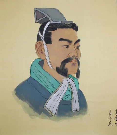 Li Qingfa, Terra Cotta Warriors - General Figure, Mixed Media on Silk
