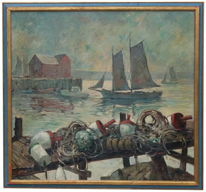 Edward O Kraske, Untitled, Oil on canvas
