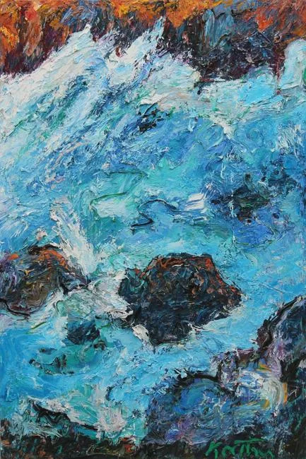 Precipice by Thomas Koether, Oil on Canvas, offered Mar 2020