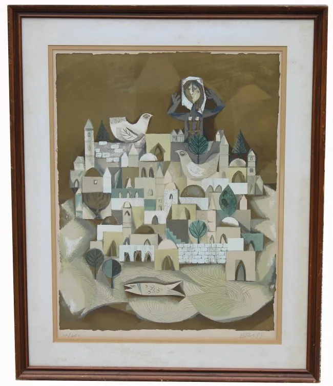 Untitled by Samy Briss, Lithograph, offered Mar 2020