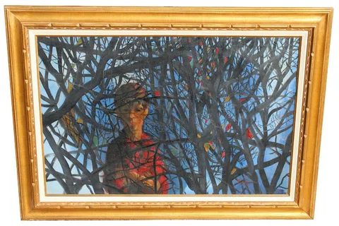 Lou Zansky, The Branches, Oil on Canvas