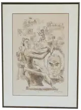 Chaim Gross, Self-Portrait
