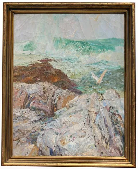 Howard Giles, 15 Vanderbilt, Oil on Canvas
