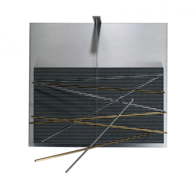 Untitled by Jesús Rafael Soto, Silkscreen on aluminum, sold Apr 2020