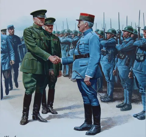 Mort Künstler, General Pershing, Oil on Illustration Board