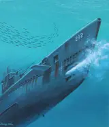 Gato Class - Gato Submarine, Helmuth Stone Gallery 2020
