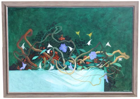 Bernard sejourne, Untitled, Oil on Masonite