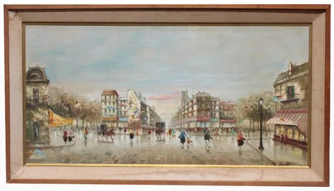 Untitled by Jean-Jacques René, Oil on canvas, offered Apr 2020