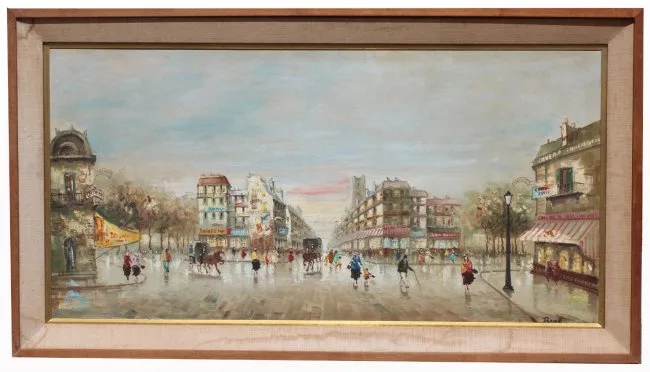 Untitled by Jean-Jacques René, Oil on canvas, offered Apr 2020