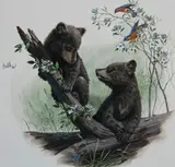 Bear Cubs, Helmuth Stone Gallery 2020