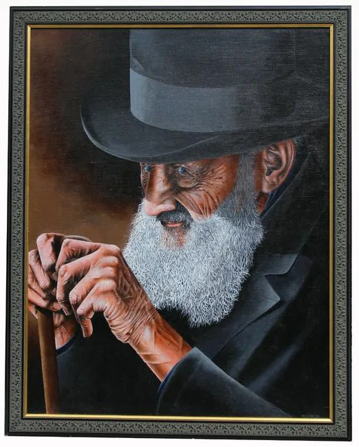Wisdom by Mal Luber, acrylic on board, sold Apr 2020