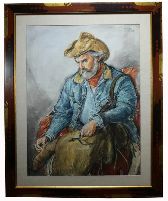 Sheldon Schoneberg, Untitled, Charcoal and Pastel