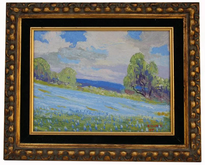Untitled by Carl Hoppe, Oil on board, sold Apr 2020