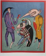 Mihail Chemiakin, Purple Harlequin