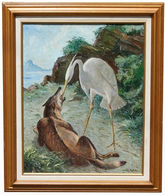 Untitled by Kurt Wiese, Oil on Canvas, offered Apr 2020