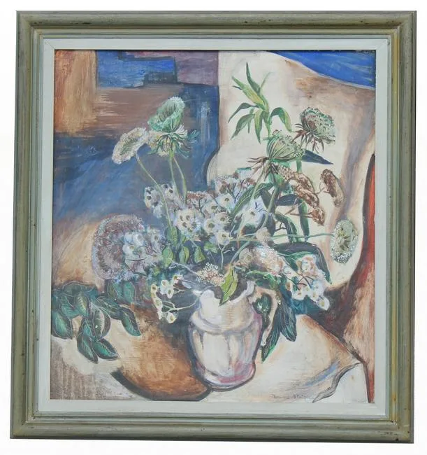 Untitled by Harwood Steiger, Oil on board, offered May 2020