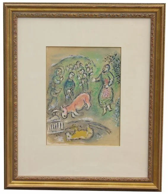 Marc Chagall, Untitled, lithograph