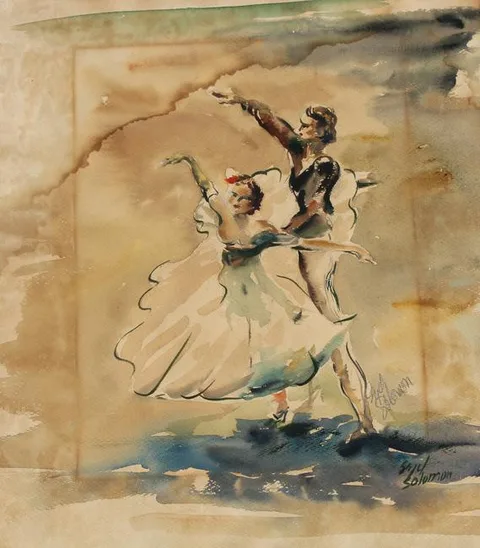Syd Solomon, Untitled, Watercolor