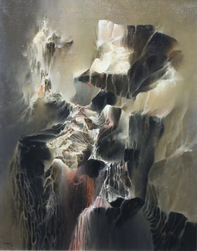 Simon Greco, The Emperor's Clothes, Acrylic on Canvas