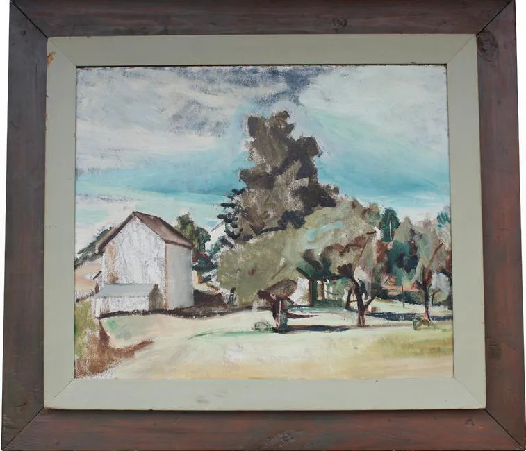 Untitled by Fiske Boyd, 1934, Oil on board, offered May 2020