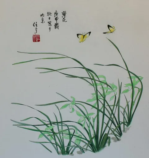 Orchid by Ren Yu, Watercolor, sold May 2020