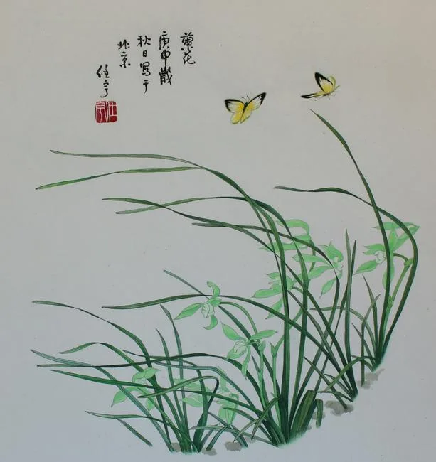 Orchid by Ren Yu, Watercolor, sold May 2020