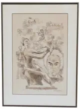 Chaim Gross, Self-Portrait