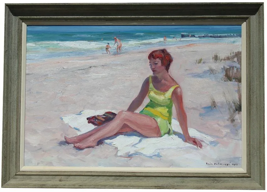Untitled by Emile Albert Gruppe, 1968, oil on canvas, offered Jul 2020