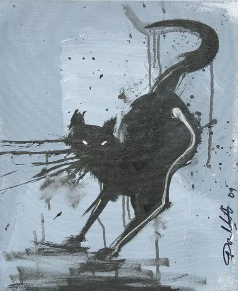 Richard Hambleton, Untitled, oil on canvas