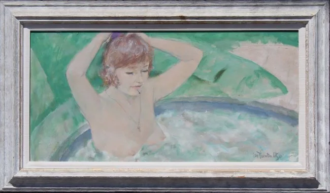 Untitled by Thornton Utz, Oil on board, offered Jul 2020