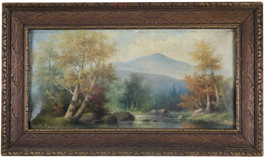 Untitled by George McConnell, Oil on canvas, sold Jul 2020
