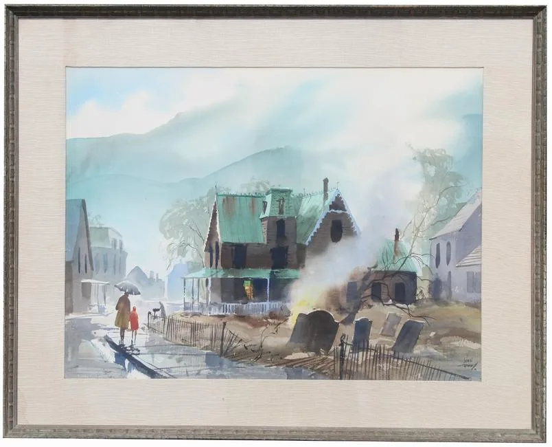 John Pike, Untitled, Watercolor