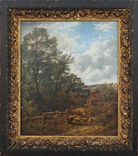 Untitled by William S. Rose, Oil on Board, offered Jul 2020