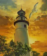 Dennis Lyall, Marblehead, Lake Erie Lighthouse