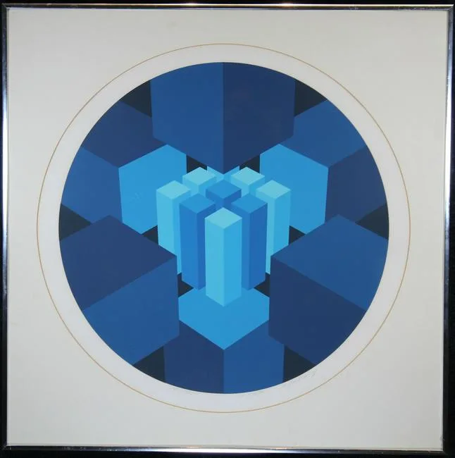 Novatron by Brian Halsey, Serigraph, sold Jul 2020