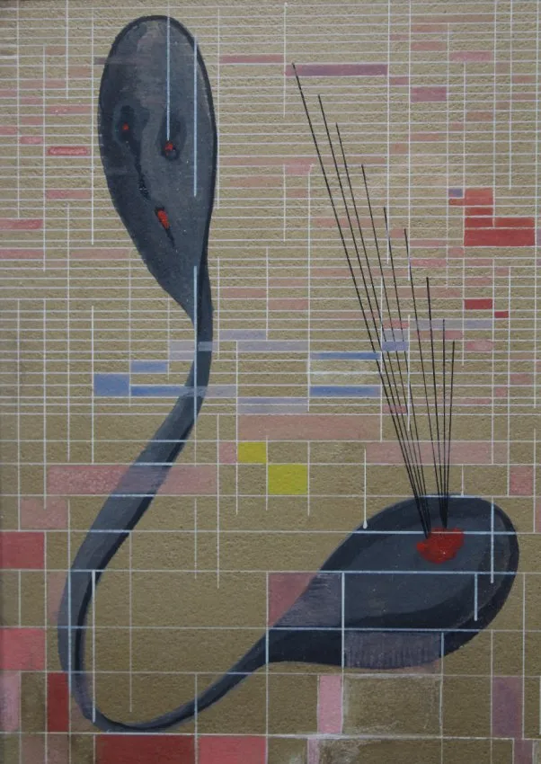 Untitled by Robert Lohman, Mixed Media on Board, offered Jul 2020